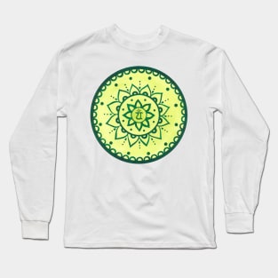 Mandala heart chakra Long Sleeve T-Shirt